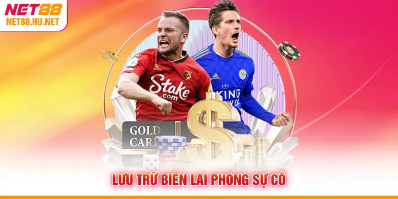 Lưu trữ biên lai phòng sự cố